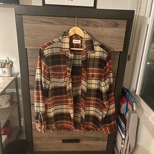 Taylor stitch rust plaid flannel